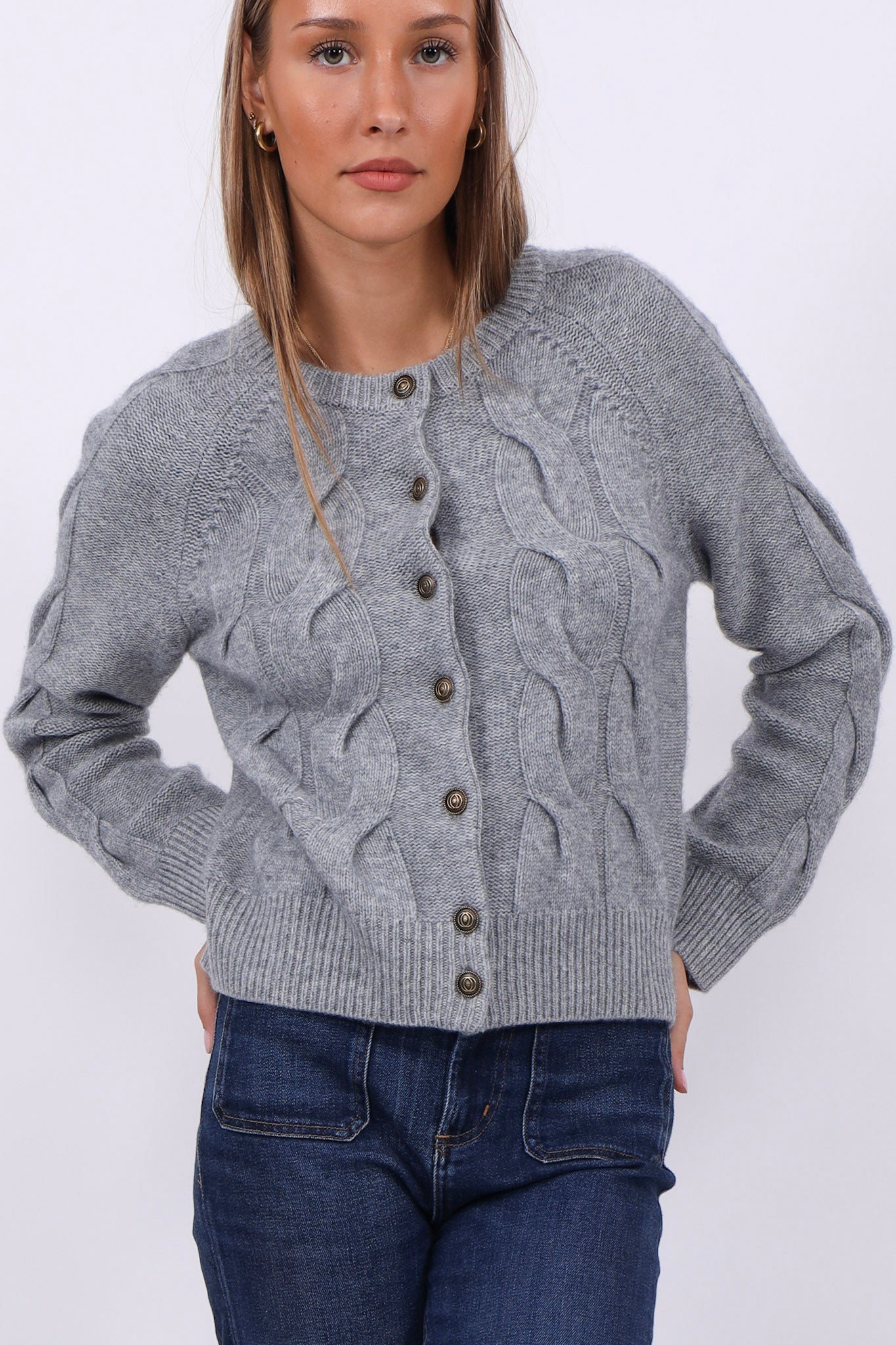 Sainte Mer Cardigan Flannel Mel