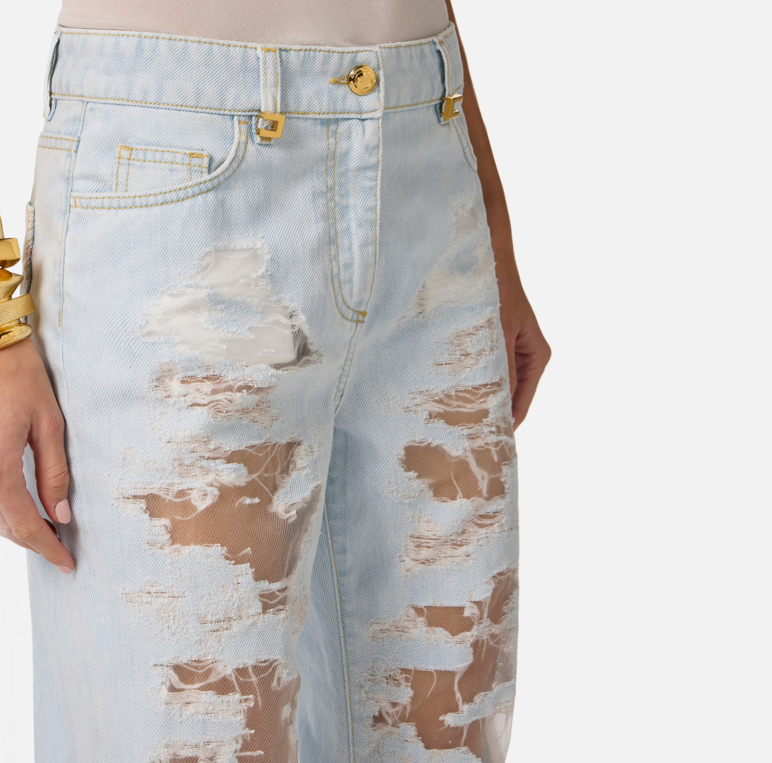 Elisabetta Franchi Jeans Palazzo