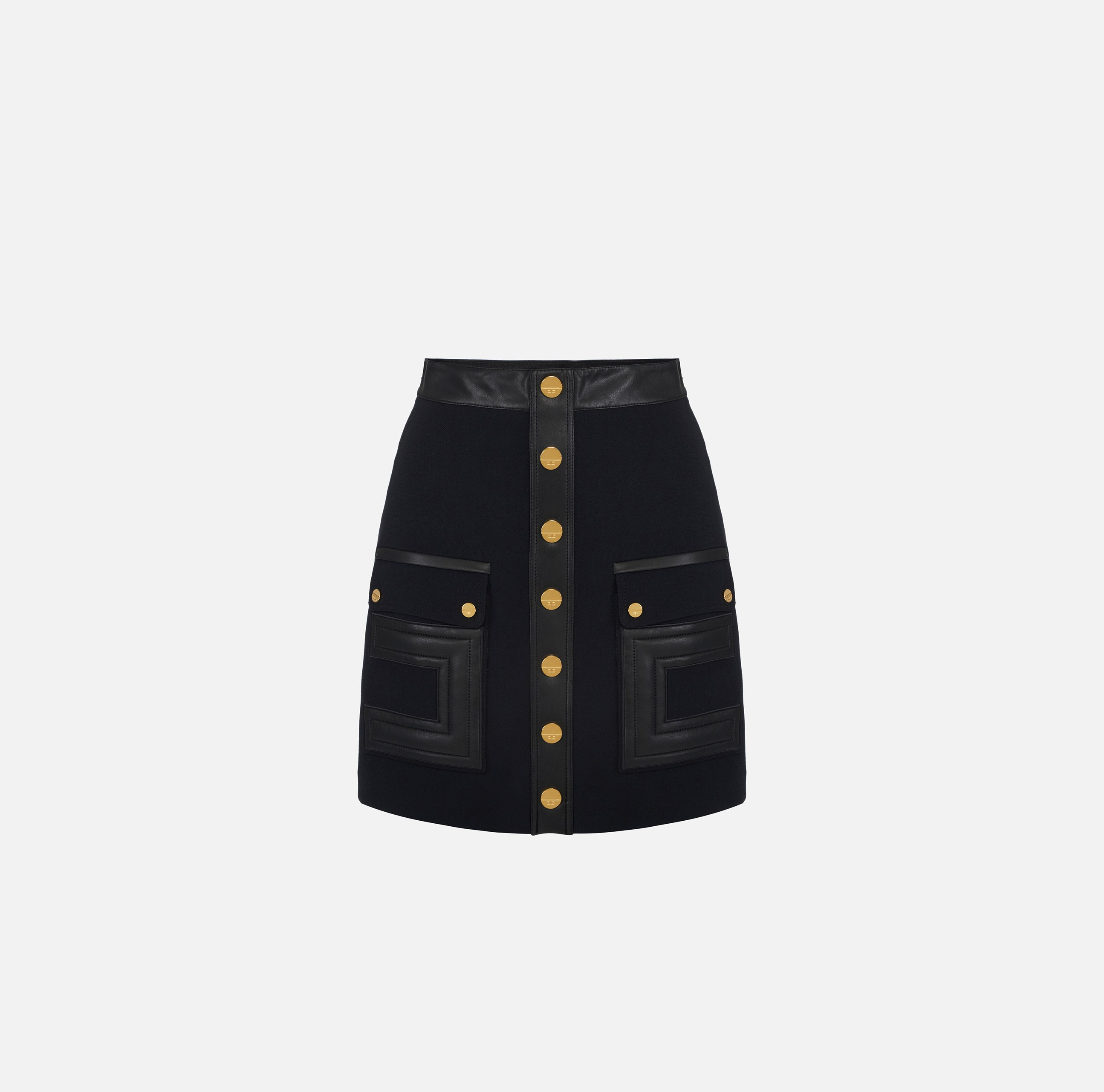Elisabetta Franchi Rock Crêpe Black