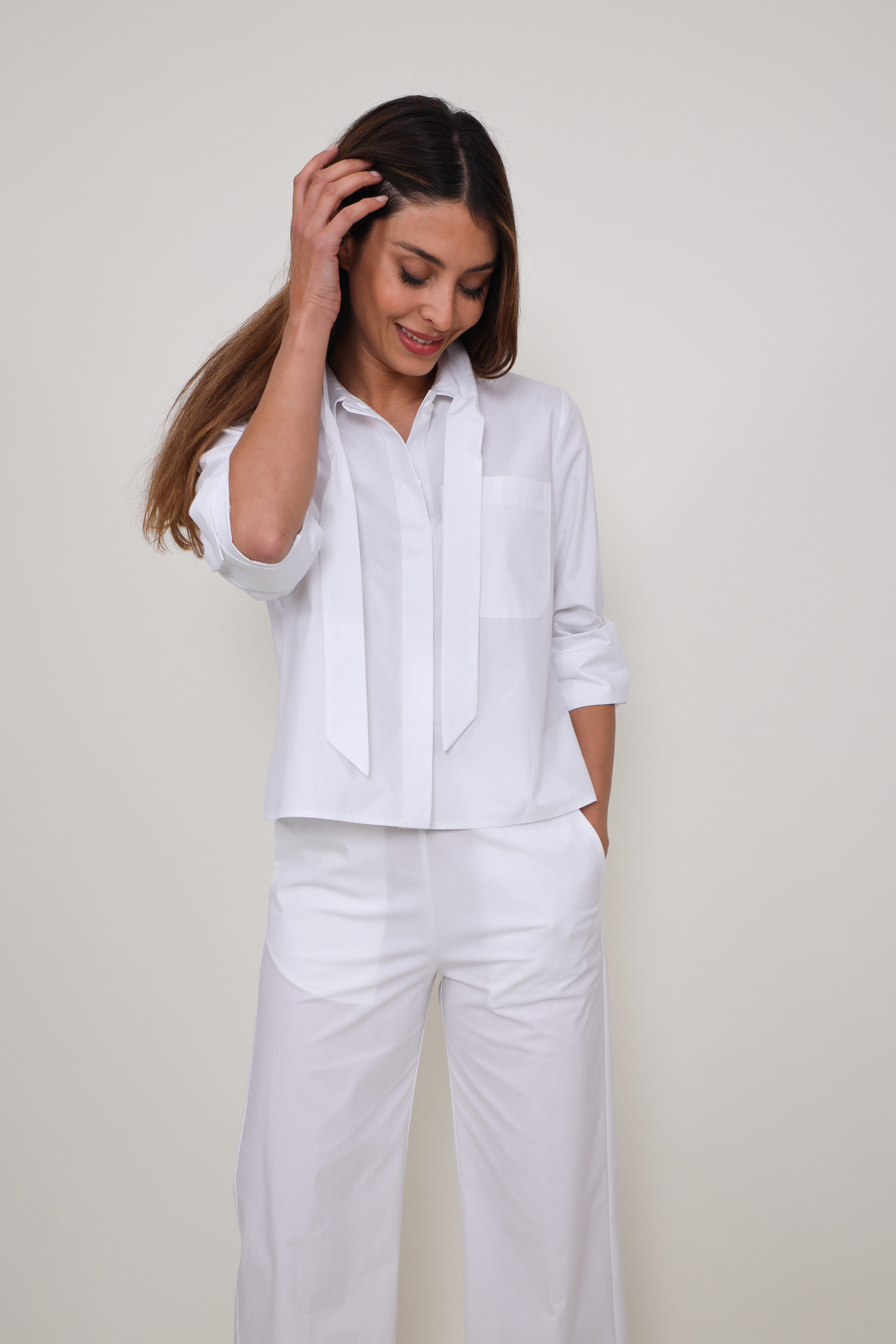 Liviana Conti Bluse Delsie Bianco