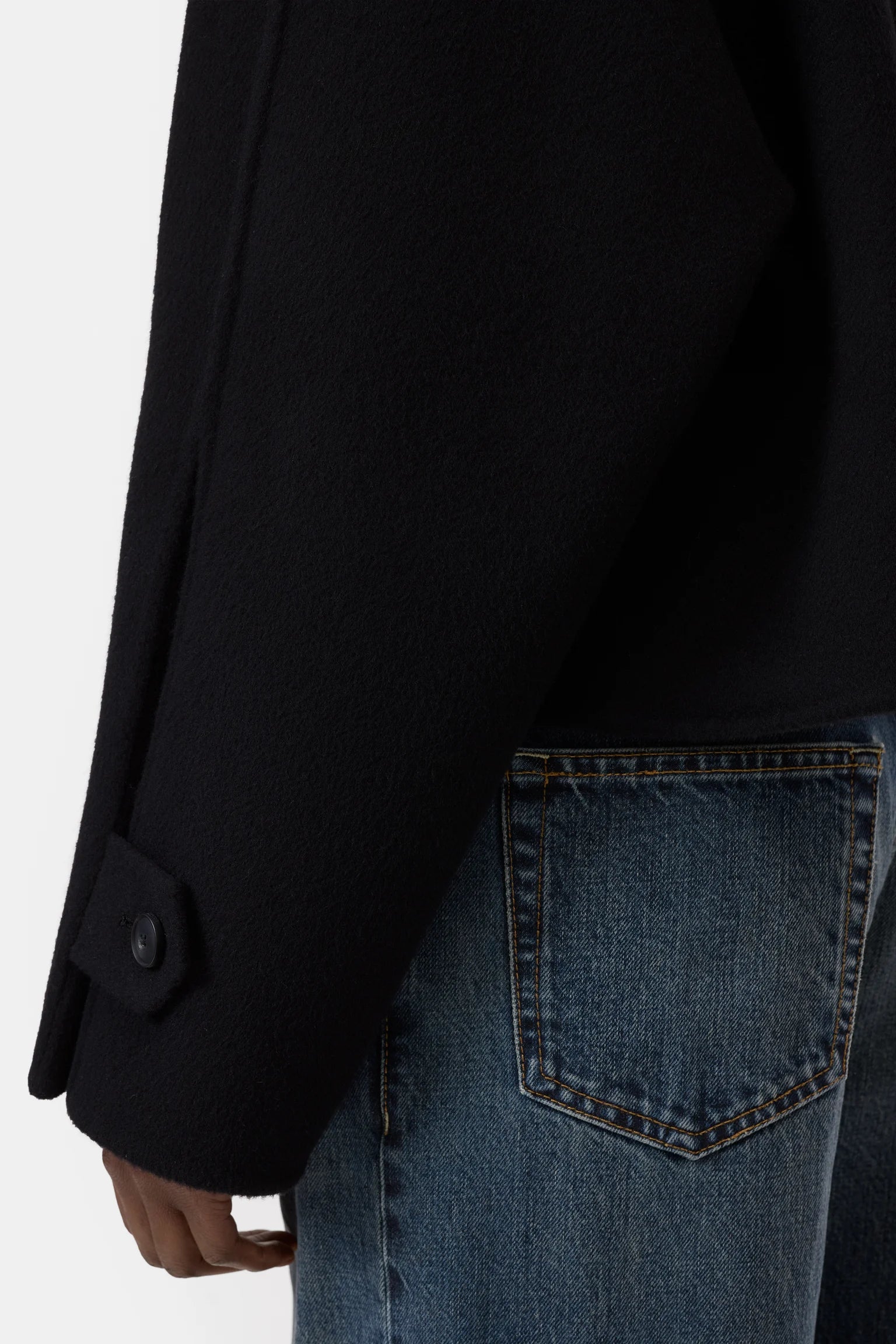 Closed Jacket Cropped Trench