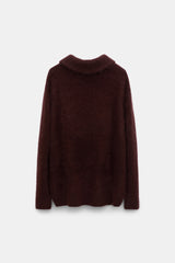 Dorothee Schumacher Sweater Fluffy Statement Choco