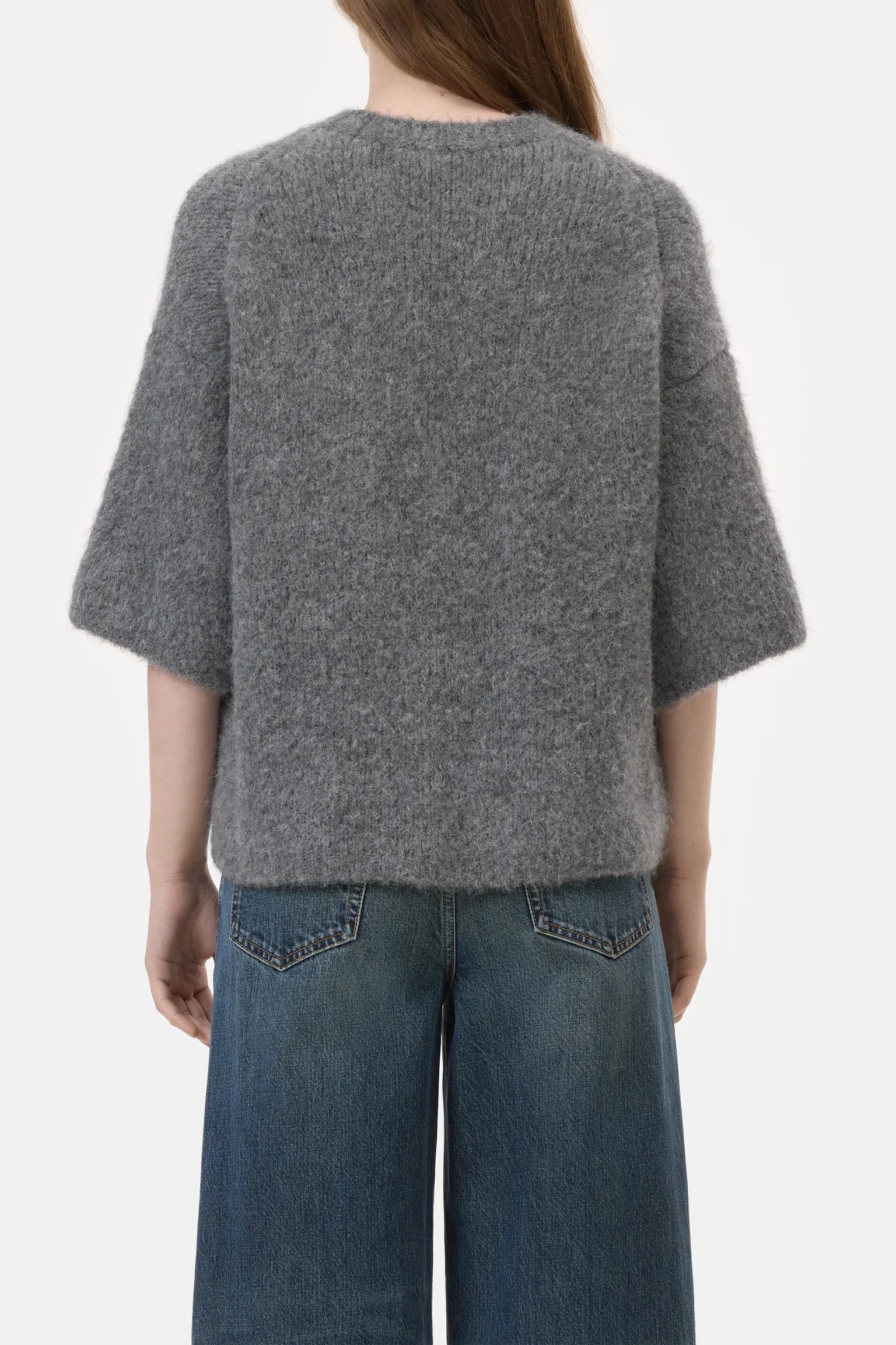 Closed Pullover Short Melange