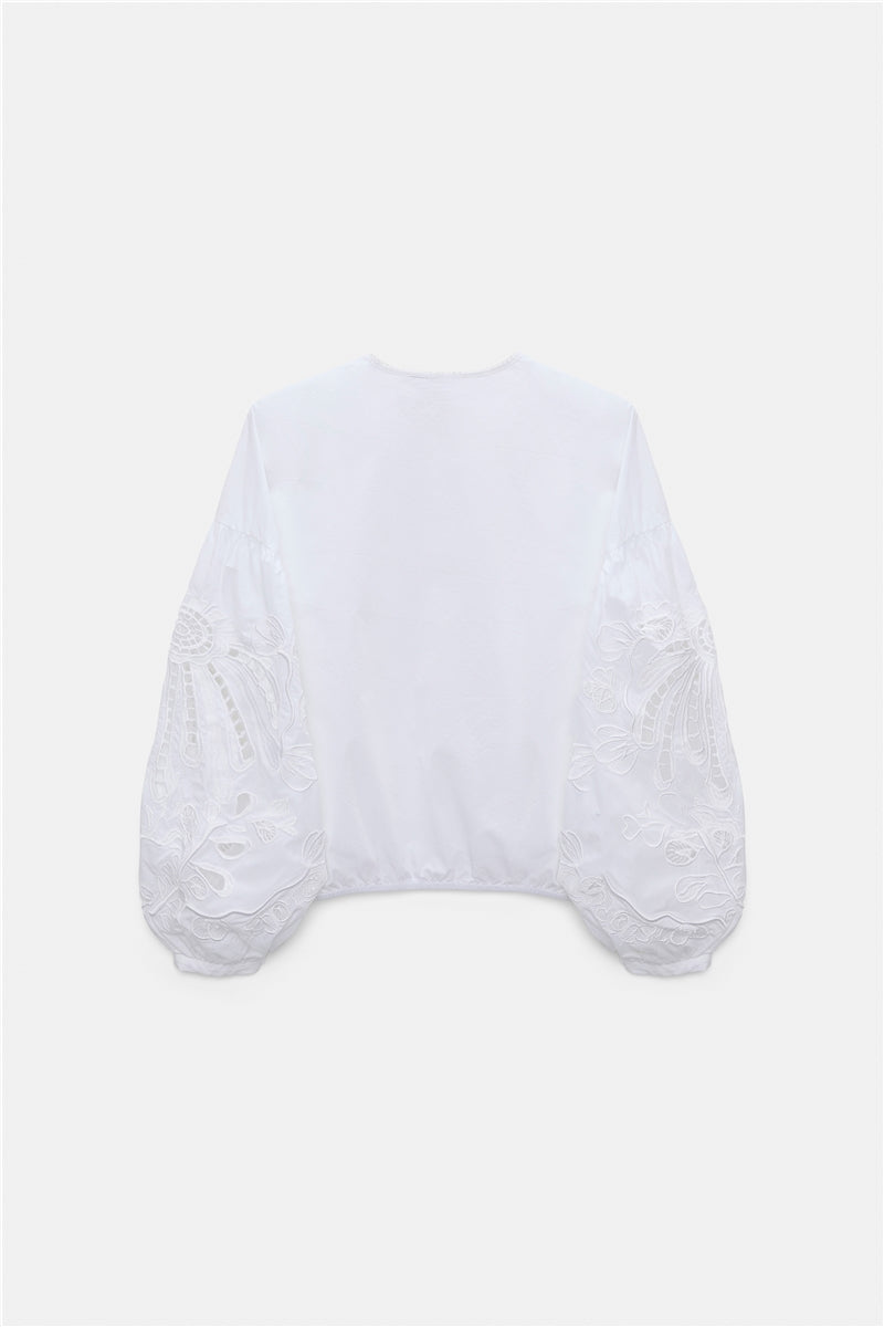Dorothee Schumacher blouse Embroidered Beauty White