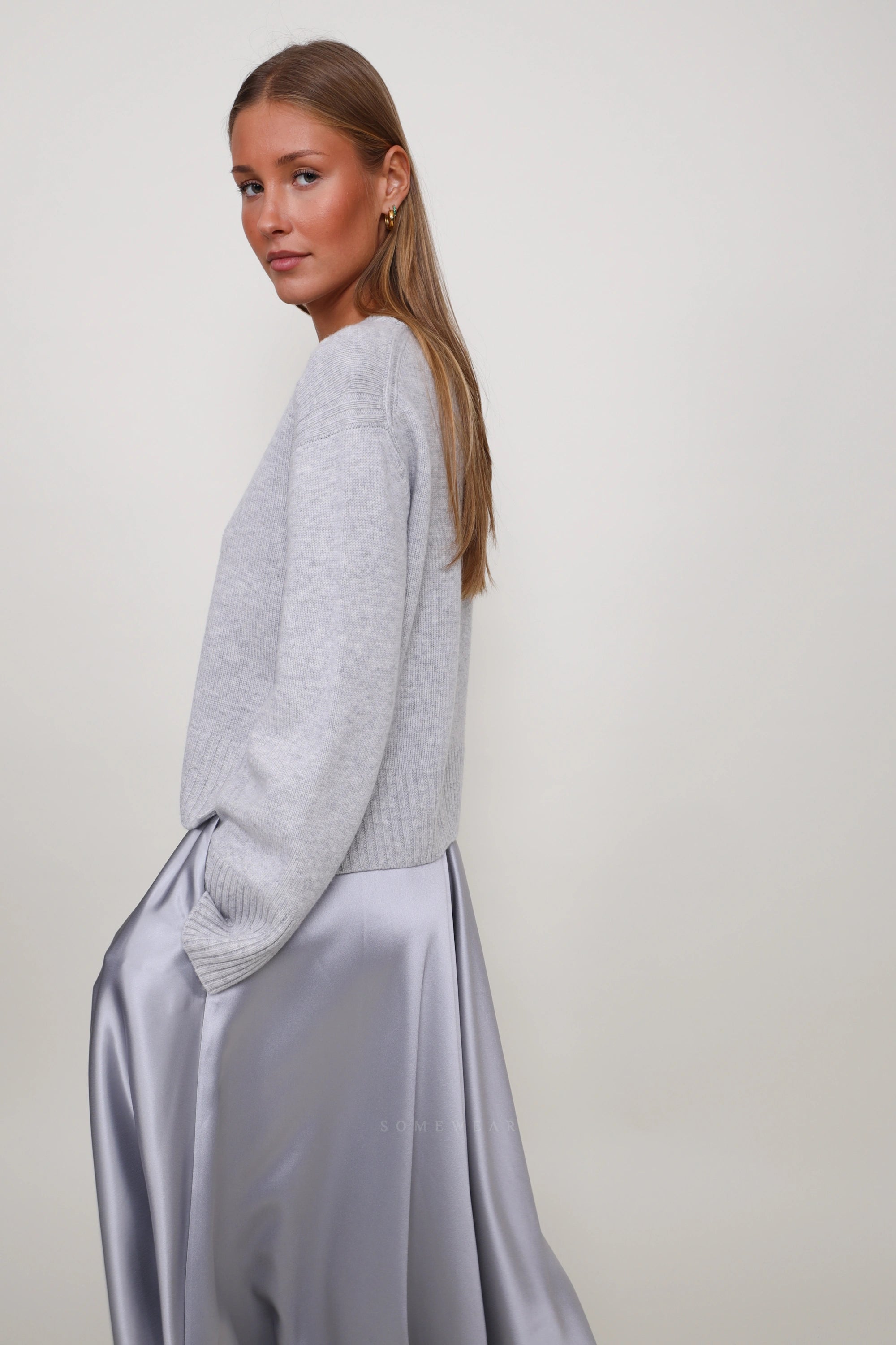 Alcidia Da Veiga Crewneck Giulia Aluminum