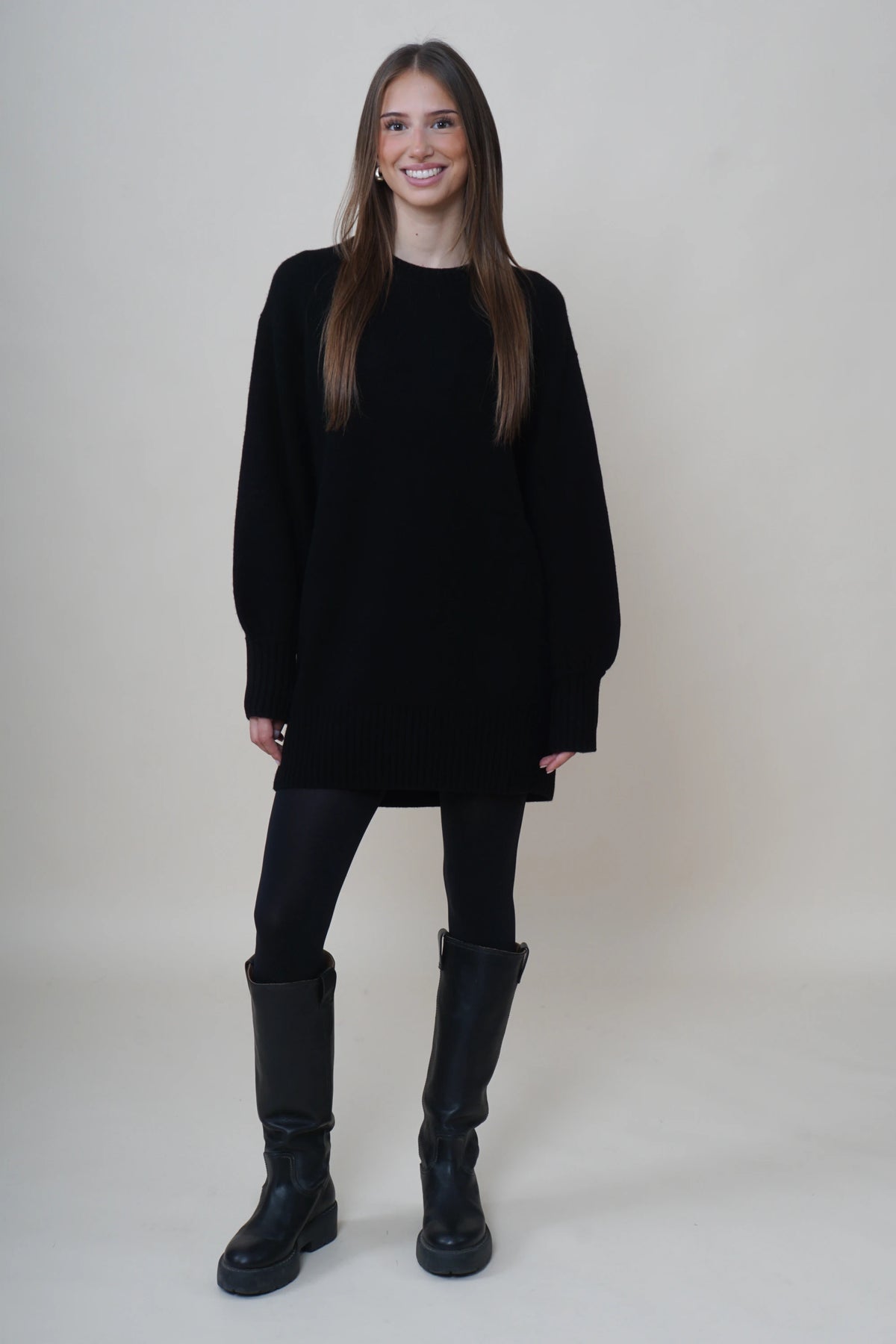 Robe en maille Alcidia Da Veiga Nele Black
