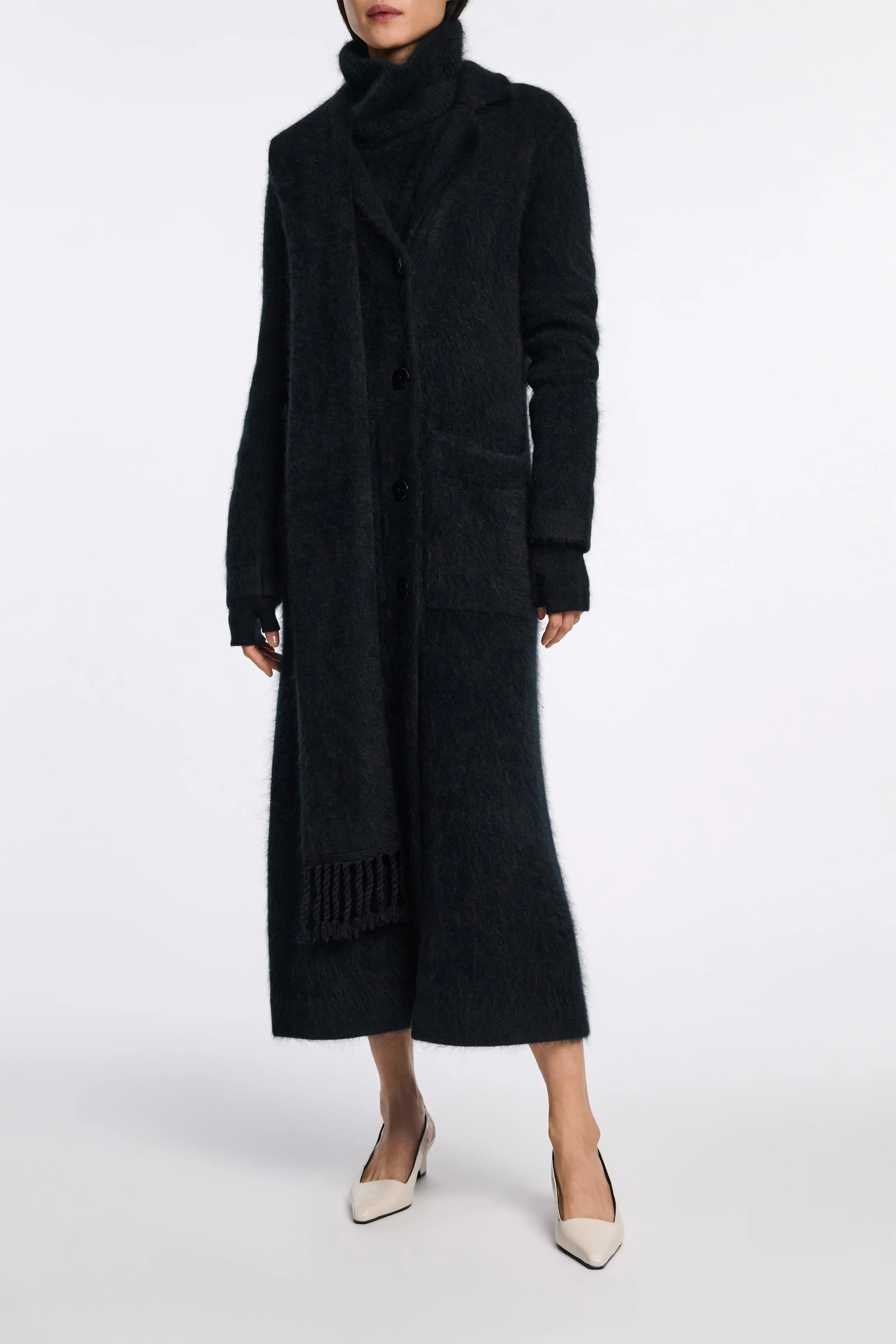 Dorothee Schumacher coat Fluffy Statement
