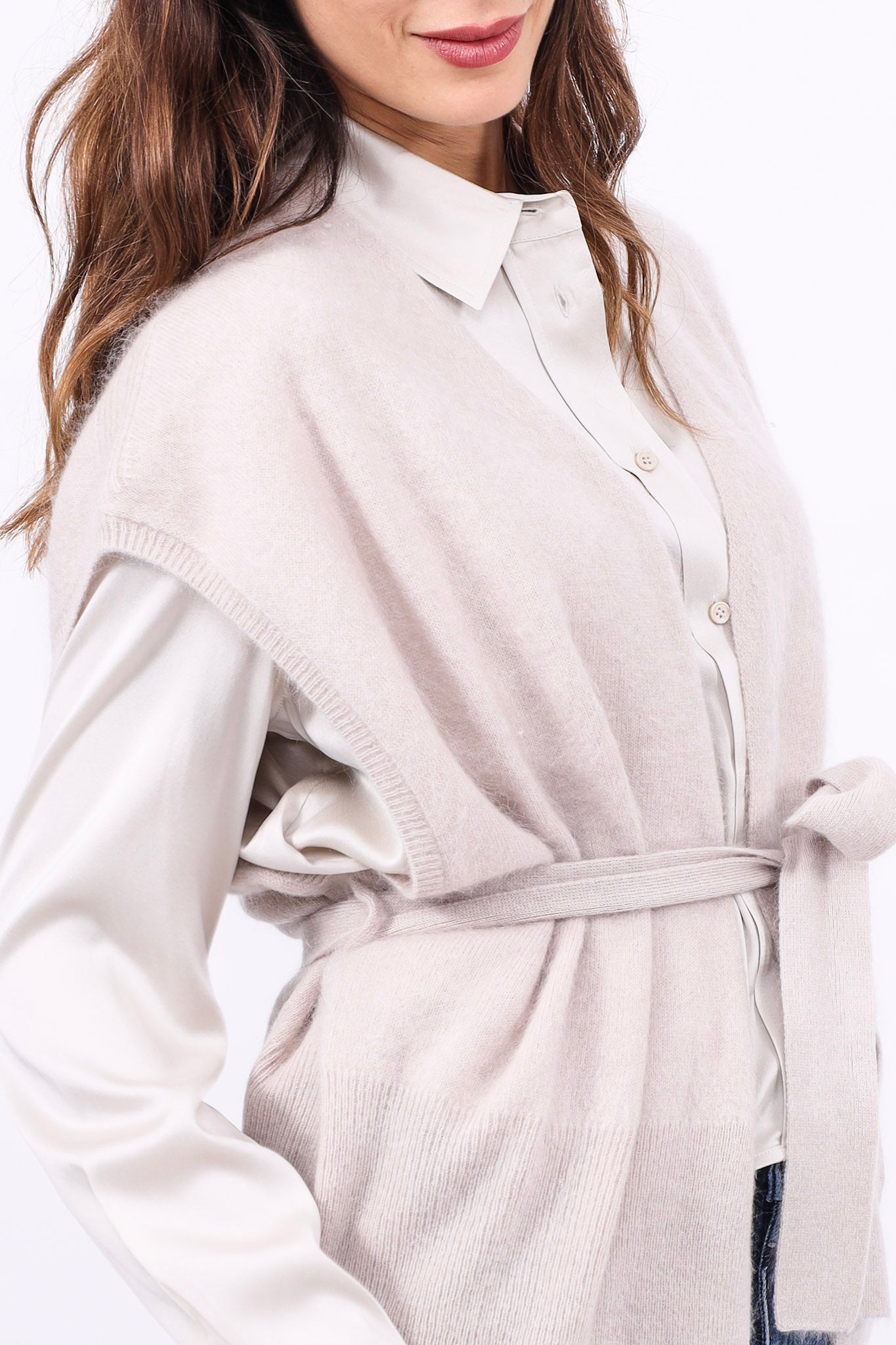 Heart Cardigan Waist Cloudy