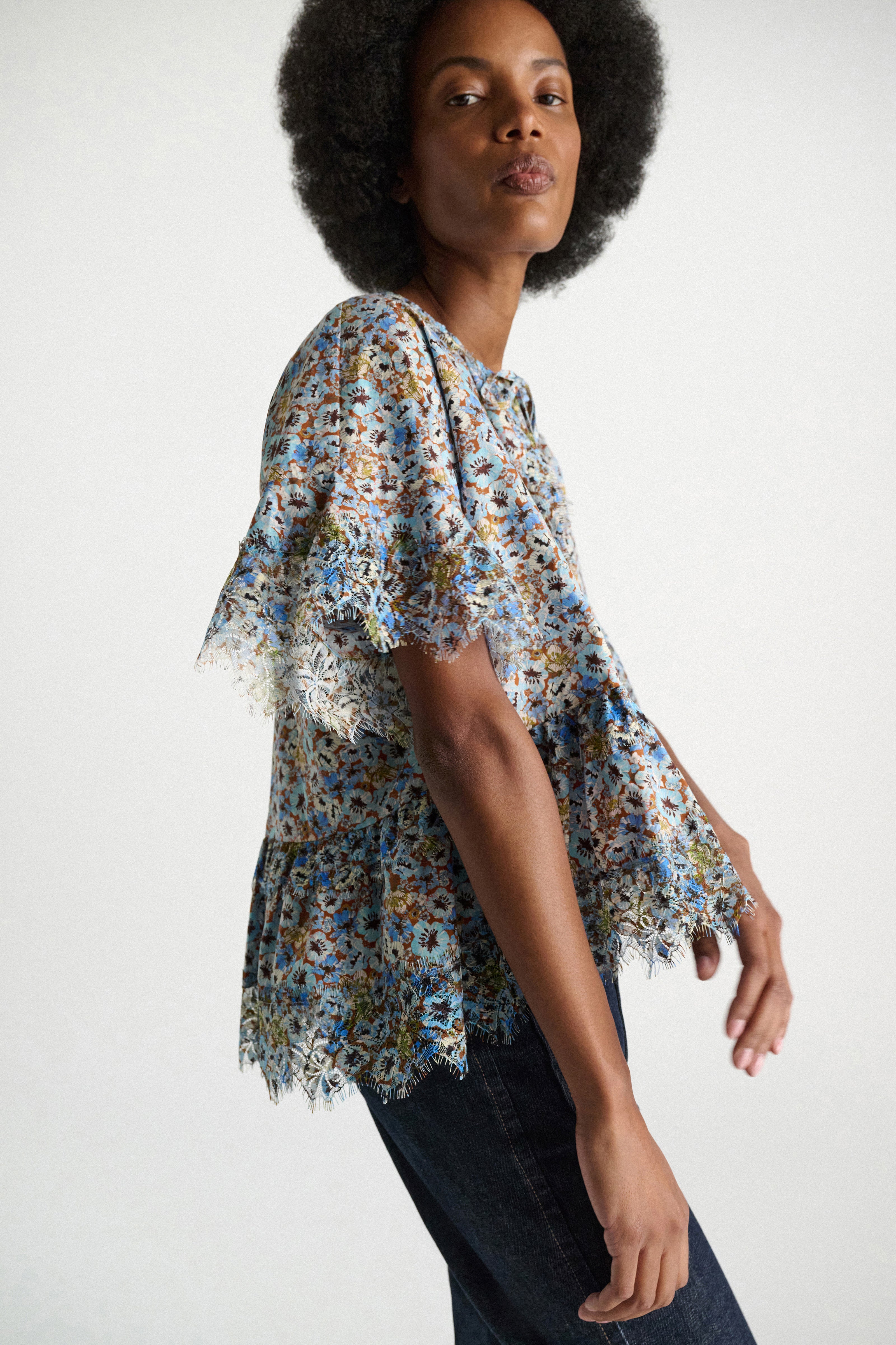 Dorothee Schumacher Bluse Floral Volumes