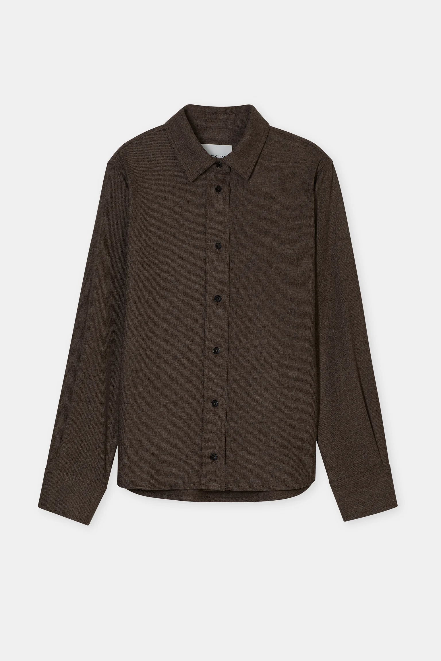 Closed Hemdbluse Flanell Barken