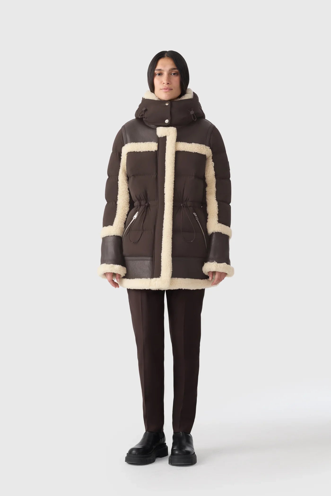 Mackage Parka Lilibeth Coffee