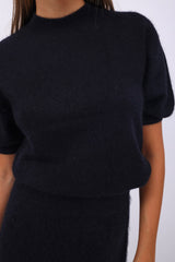 Herzensangelegenheit Pullover Short Black