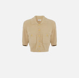 Elisabetta Franchi Cardigan Strick Honey