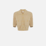 Elisabetta Franchi Cardigan Strick Honey
