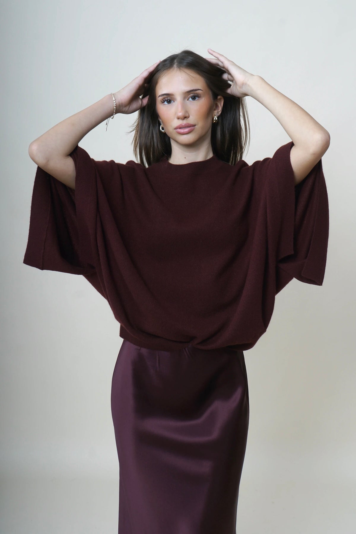 Herzens Pullover Kaja Burgundy