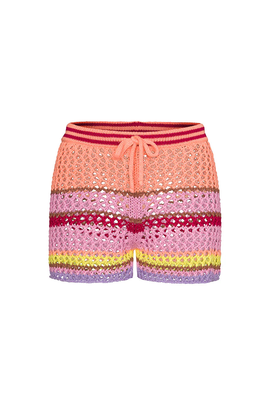 Liv Bergen Shorts Crochet Abricot