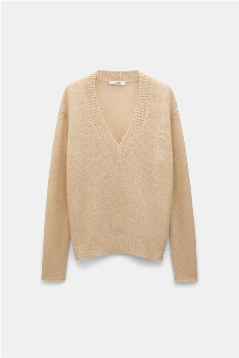 Dorothee Schumacher Sweater Luxury Love Camel