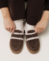 Inuikii Sneaker Mule Wool Dark Brown