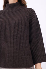 Herzensangelegenheit Pullover Knit Fondente