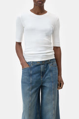 Closed Shortsleeve Ivory