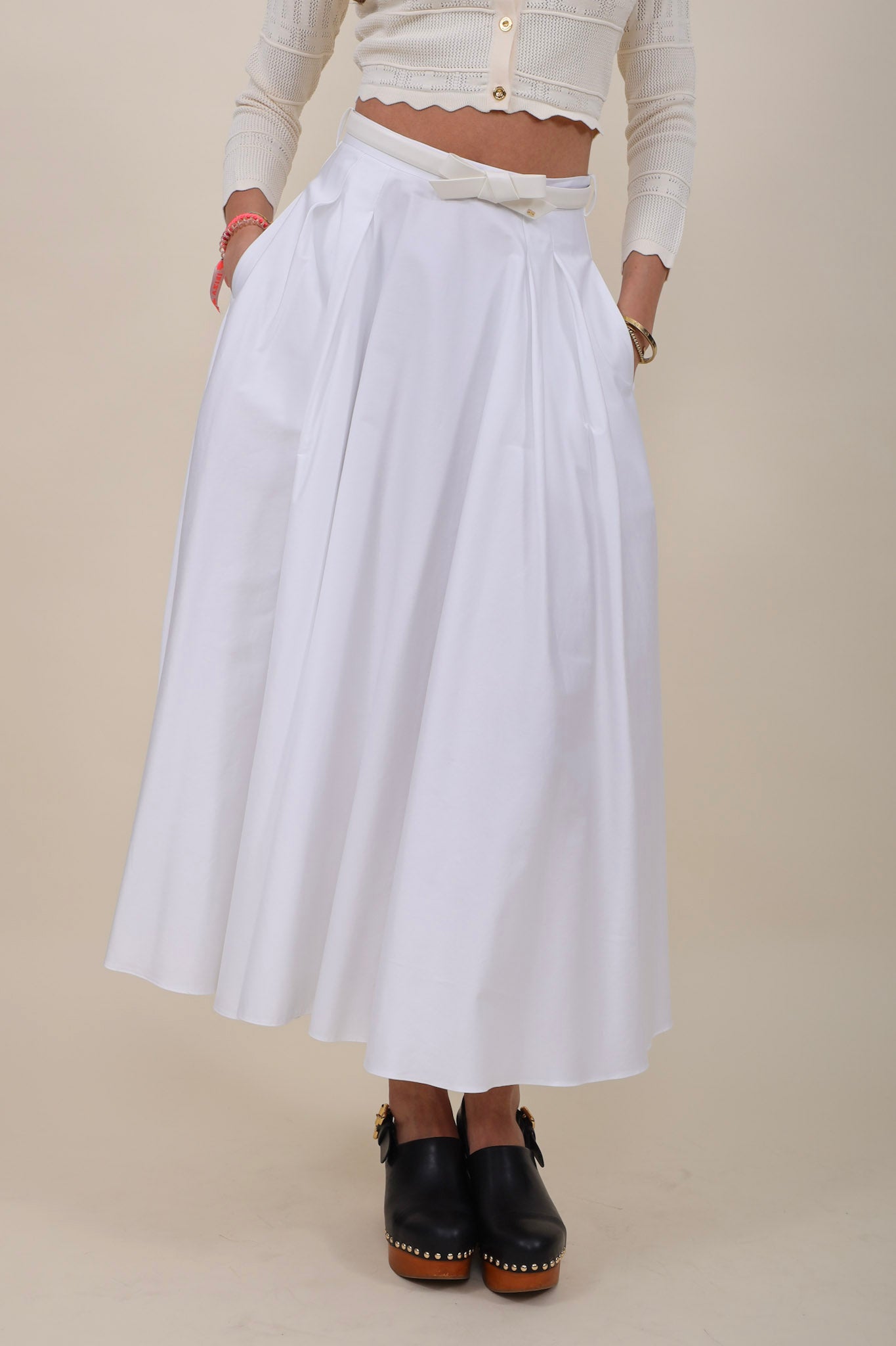 Elisabetta Franchi skirt with belt