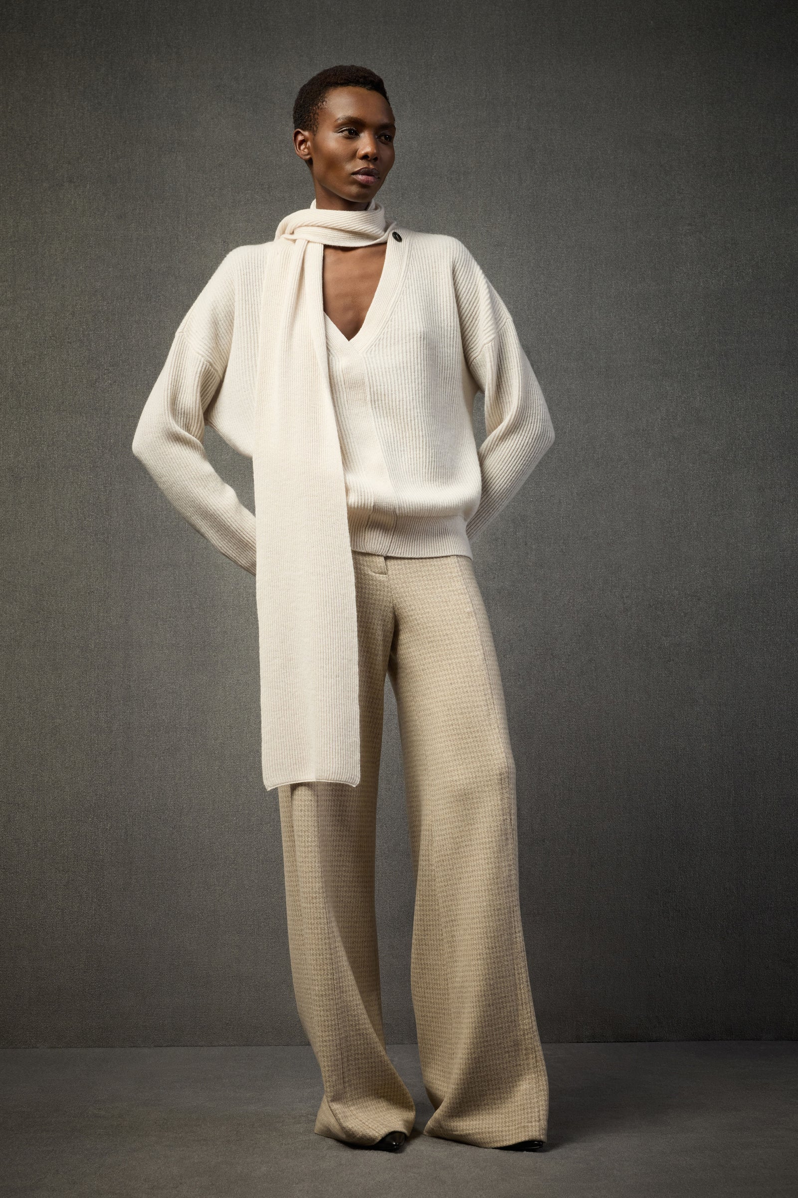 Liviana Conti Sweater Lasonne Pumice