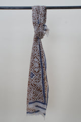 Friendly Hunting Cloth Felted Stole Eyes of Marrakesh Syrup