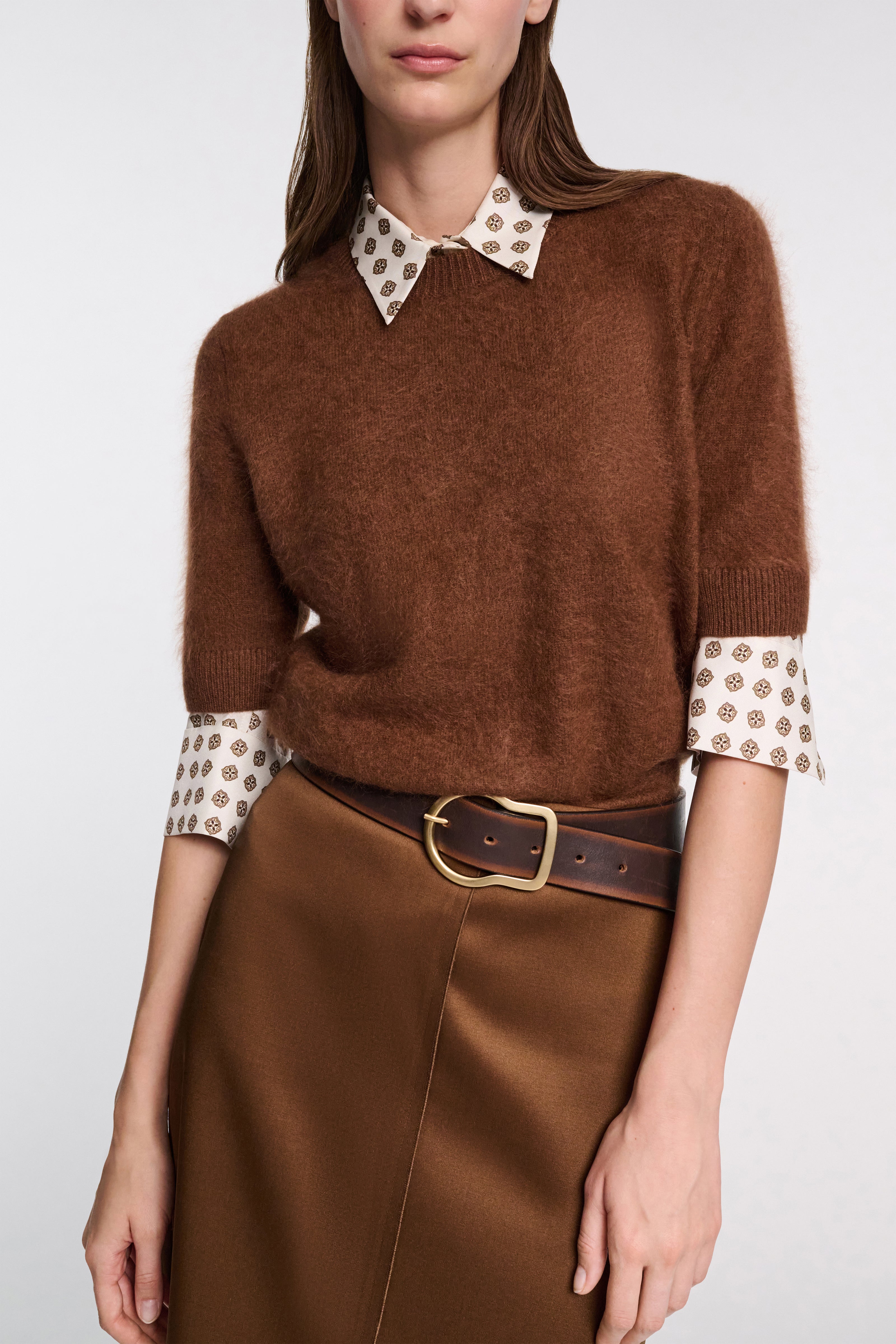 Dorothee Schumacher Pullover Fluffy Statement Coffee