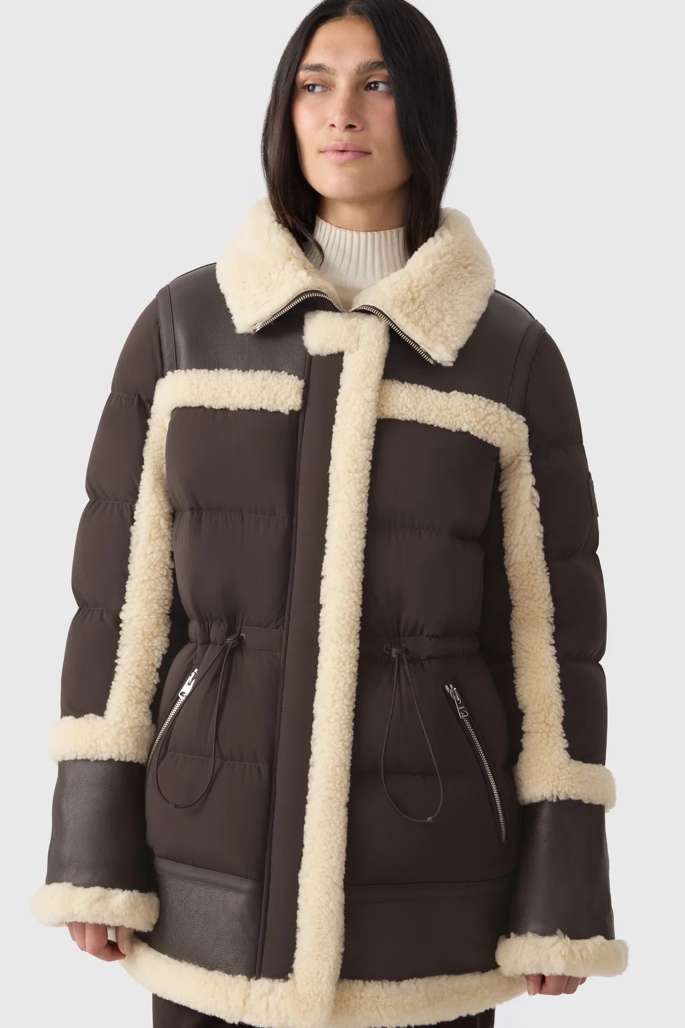 Mackage Parka Lilibeth Coffee