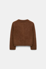 Dorothee Schumacher Cardigan Fluffy Statement Coffee