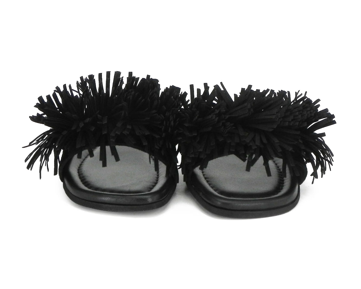 Inuikii Fringes Flower Black