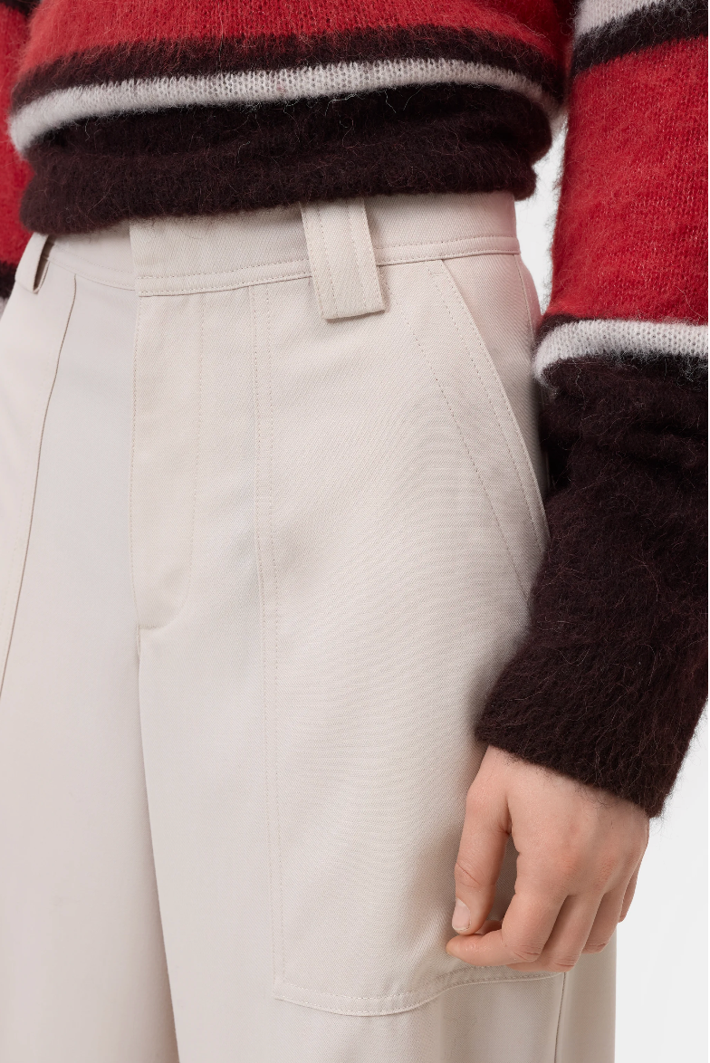 Closed Hose Barrel Wool-Blend Rhannon