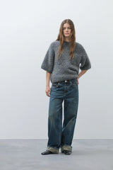 Closed Pullover Short Melange