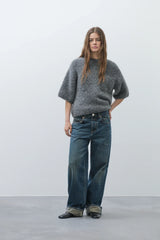 Closed Pullover Short Melange