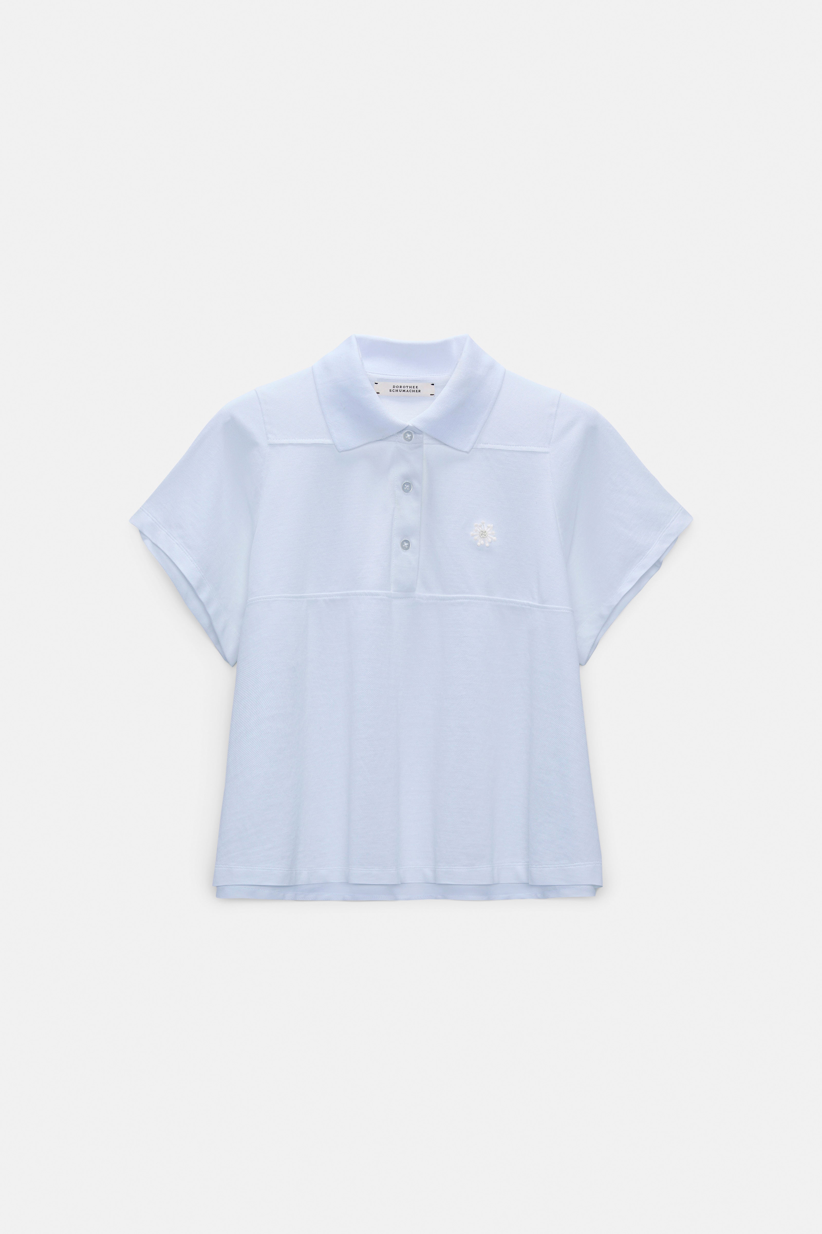 Dorothee Schumacher Polo Sporty Romance Skyblue