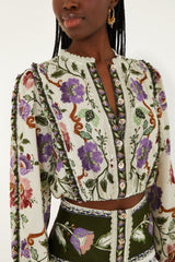 Farm Rio Bluse Rococo Flowers