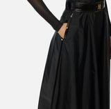 Elisabetta Franchi Rock mit Gürtel