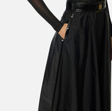 Elisabetta Franchi Rock mit Gürtel