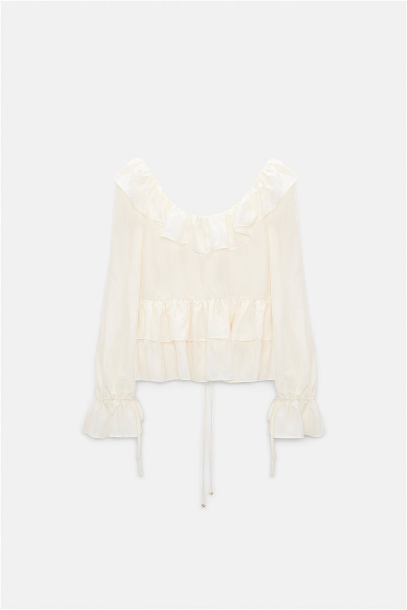 Dorothee Schumacher blouse Playful Volumes Camellia