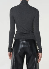 Agolde Turtleneck Pascale Charcoal