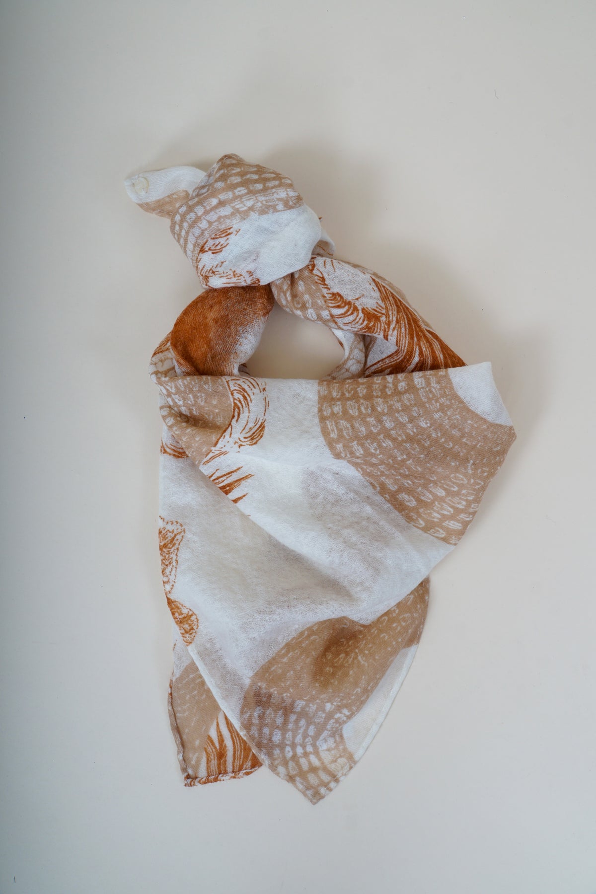 FH Tørklæde Midicube Garden Eden Beige