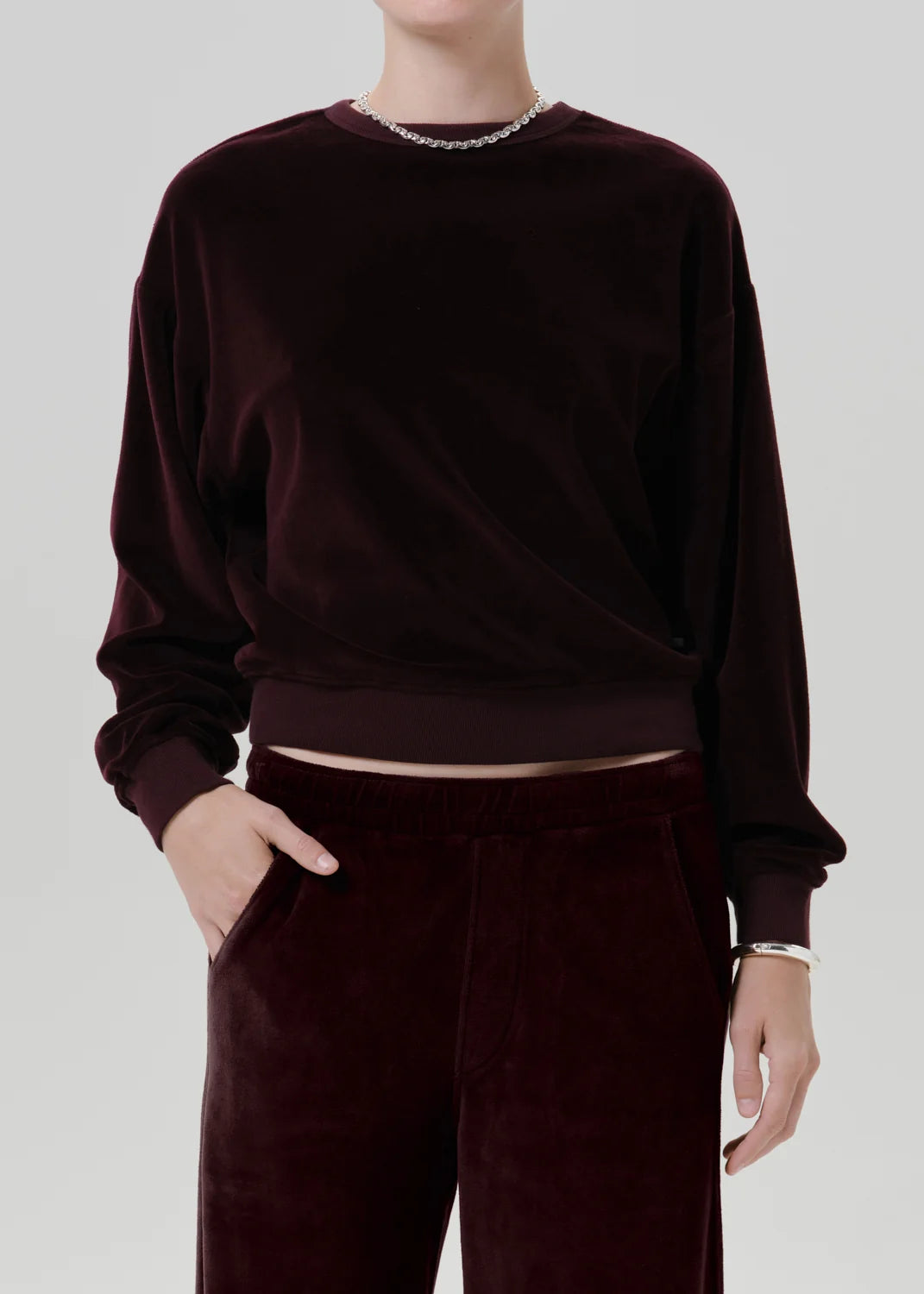Citizens of Humanity Pullover Vintage Burgundy