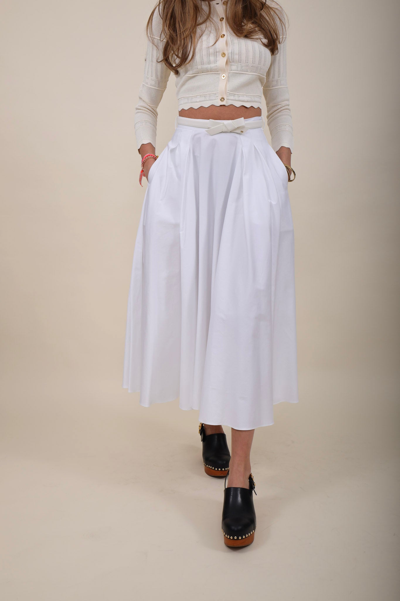 Elisabetta Franchi skirt with belt