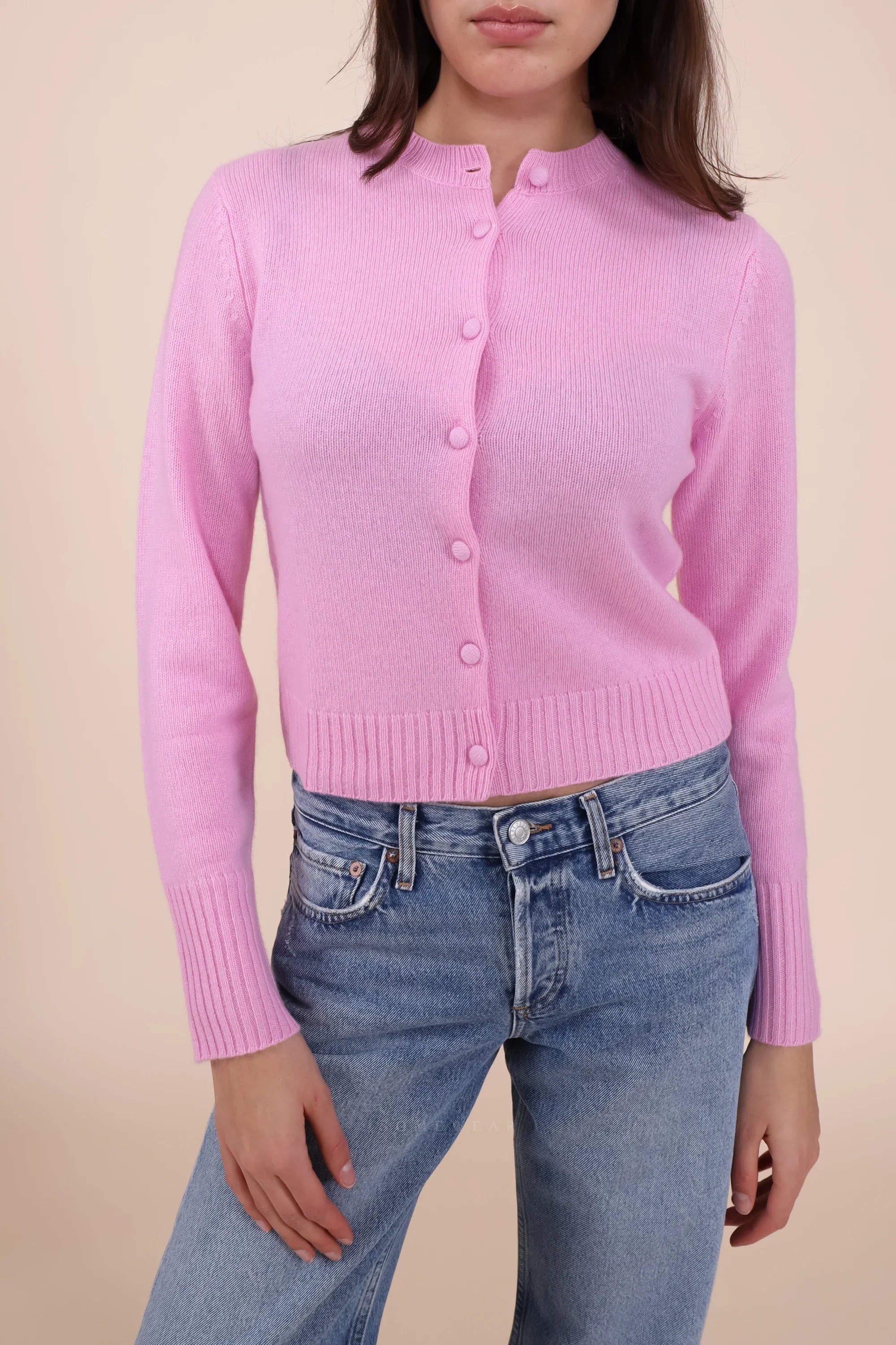 Heart Cardigan Begonia