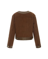 Urban Code Jacke Collarless Raisin