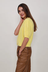 Herzens Cardigan Shortsleeve Yolk