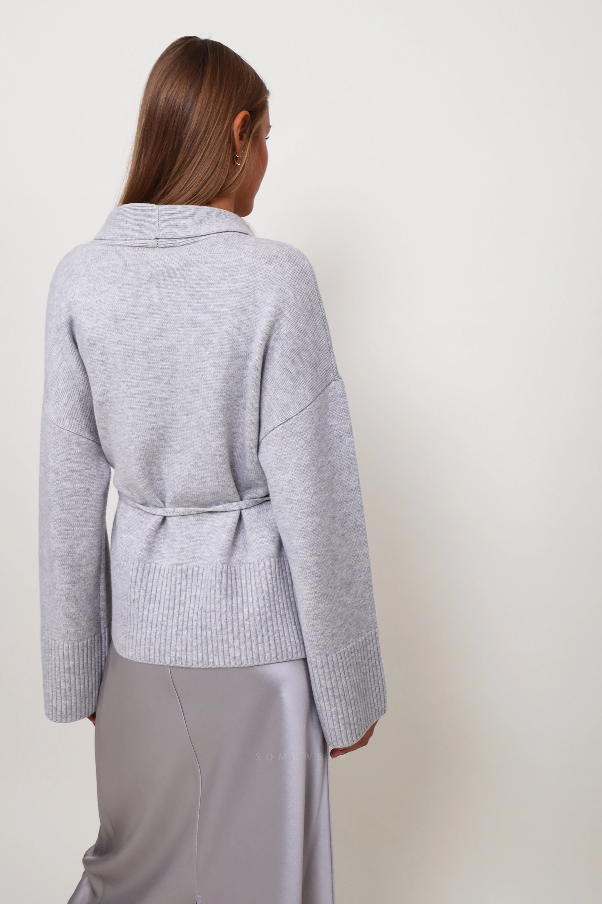 Alcidia Da Veiga Cardigan Enna Aluminum