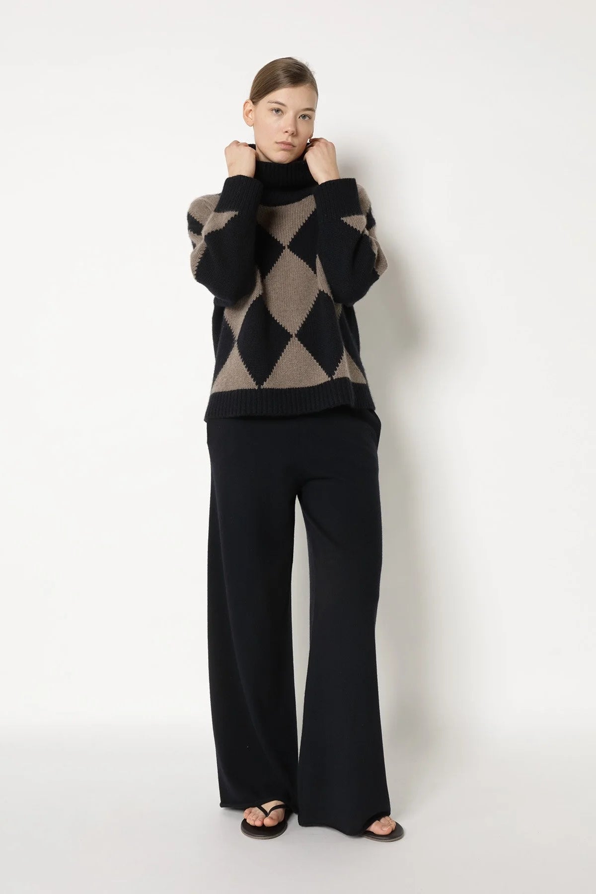 Sminfinity Pullover Argyle Black