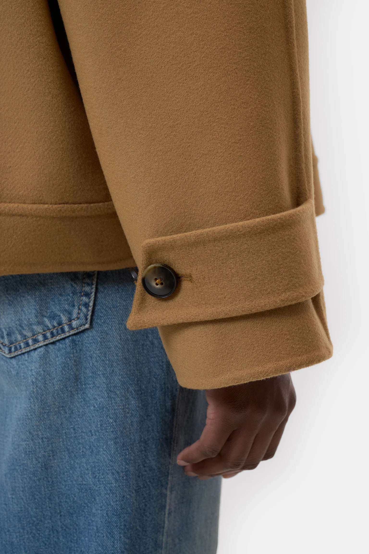 Closed jacket Doubleface Chestnut
