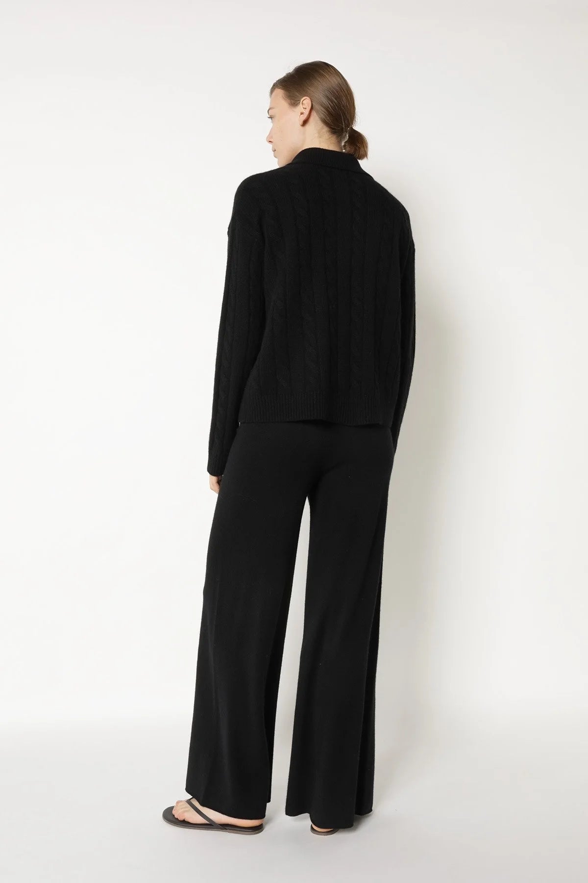 Sminfinity Pullover Polo Cable Black